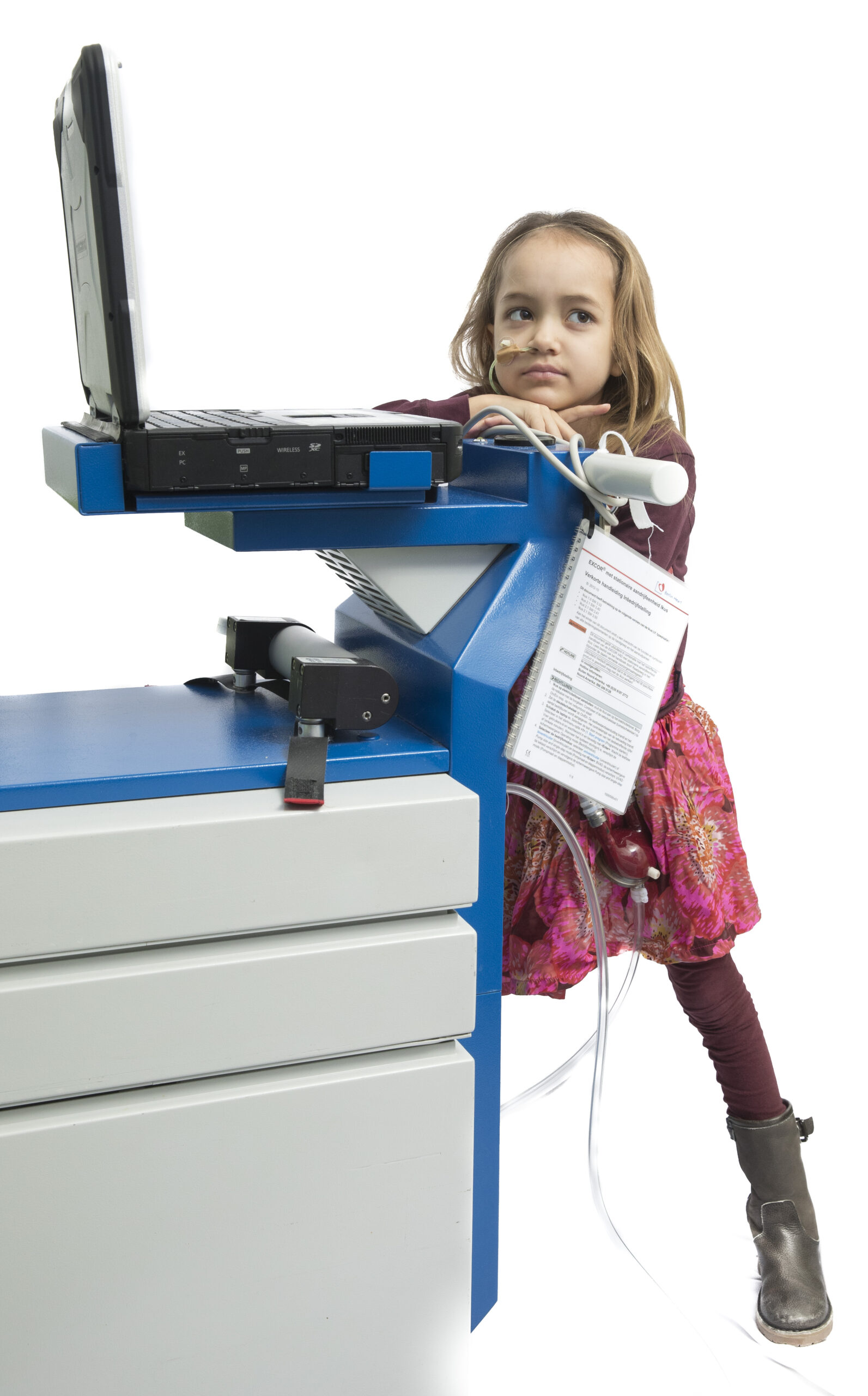 Meisje met kindersteunhart