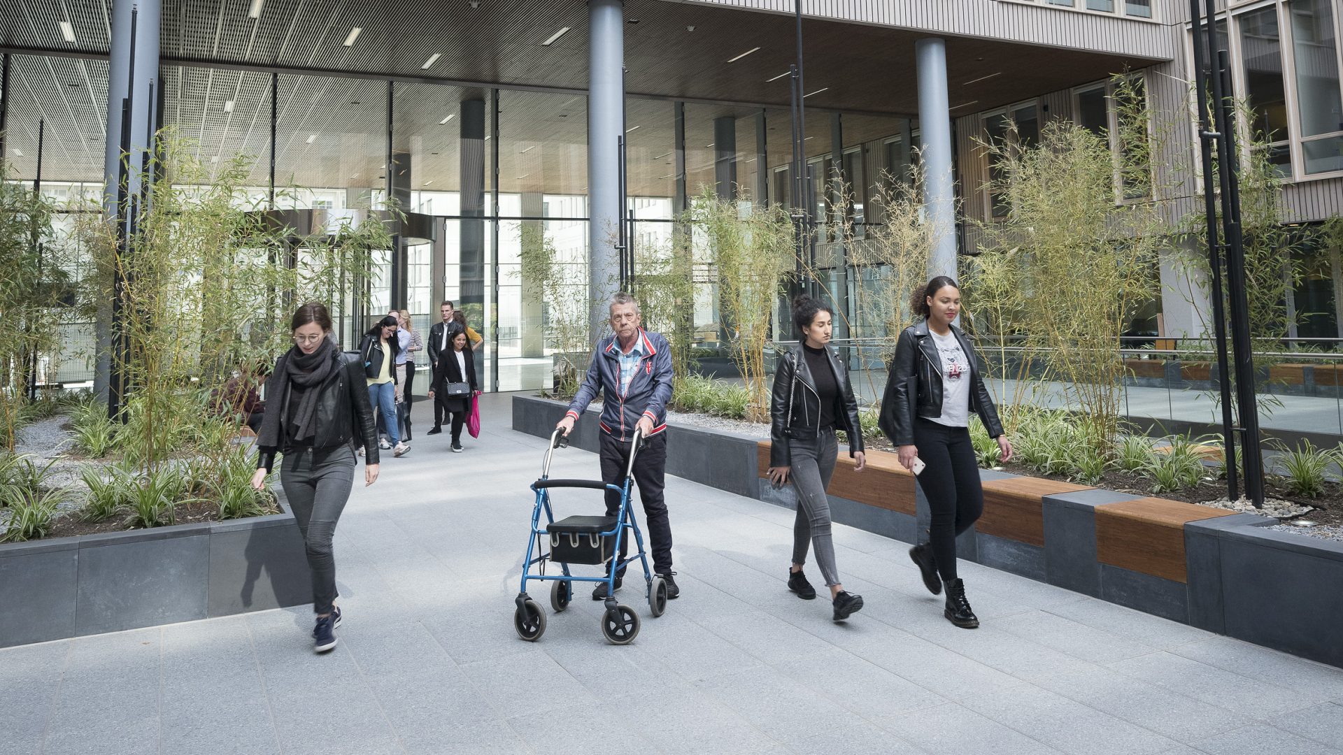 atrium met beplanting