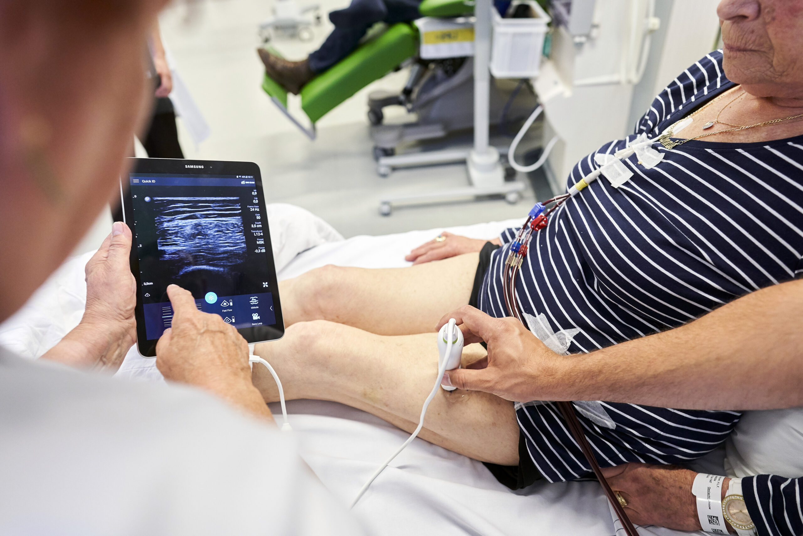 Spiermeting bij nierpatient