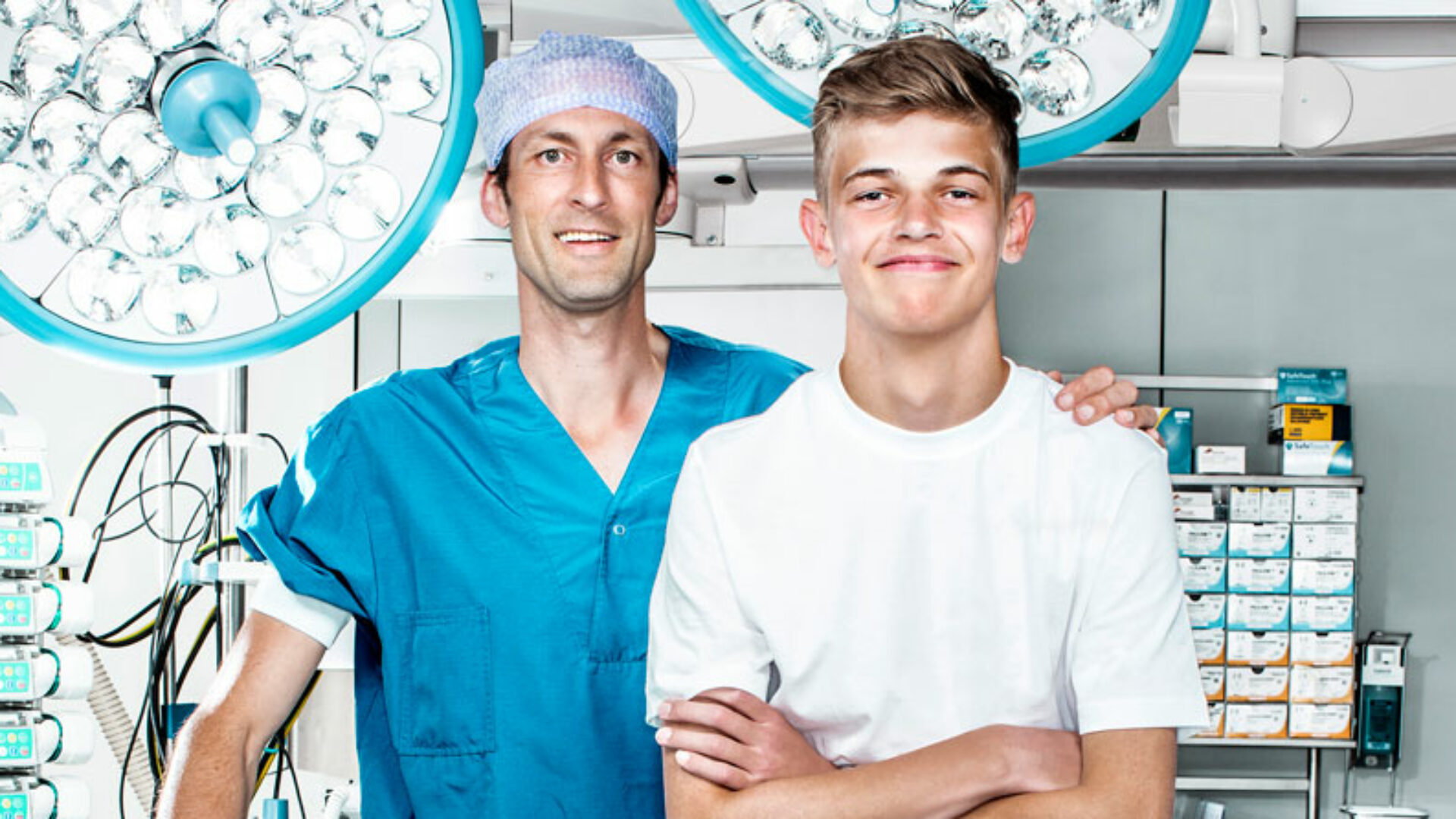 Bas met kinderhartchirurg Pieter van de Woestijne