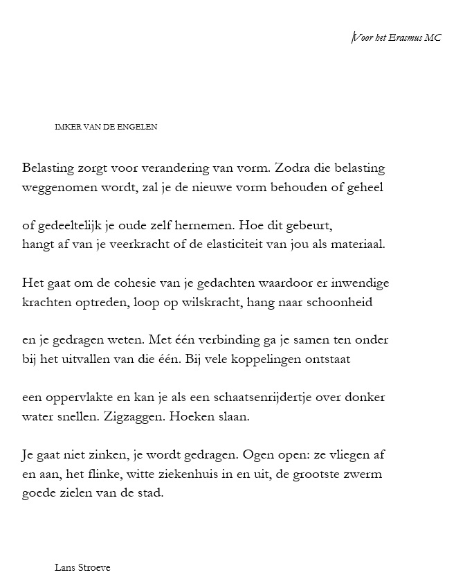 gedicht Lans Stroeve