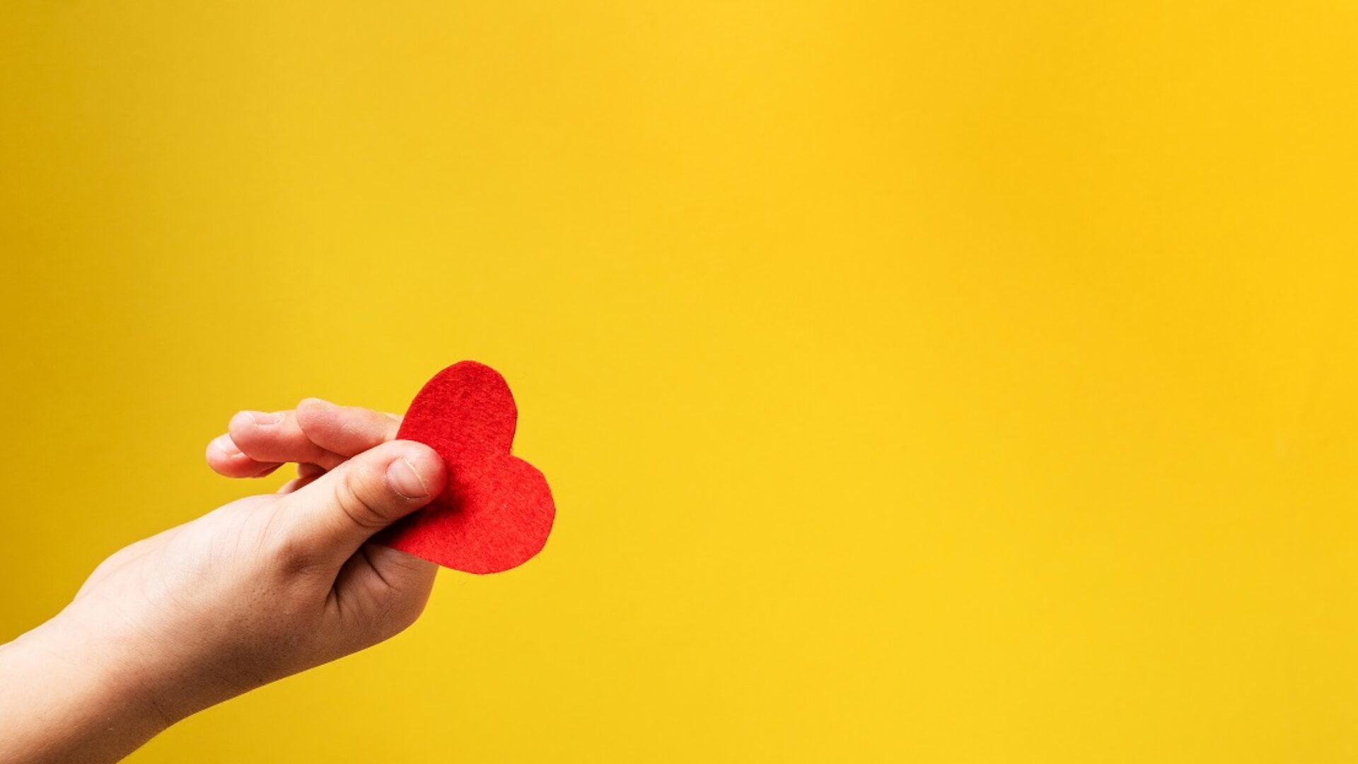 Red,Hart,On,Palms,Of,Boy,-,Caucasian,Child,Holding
