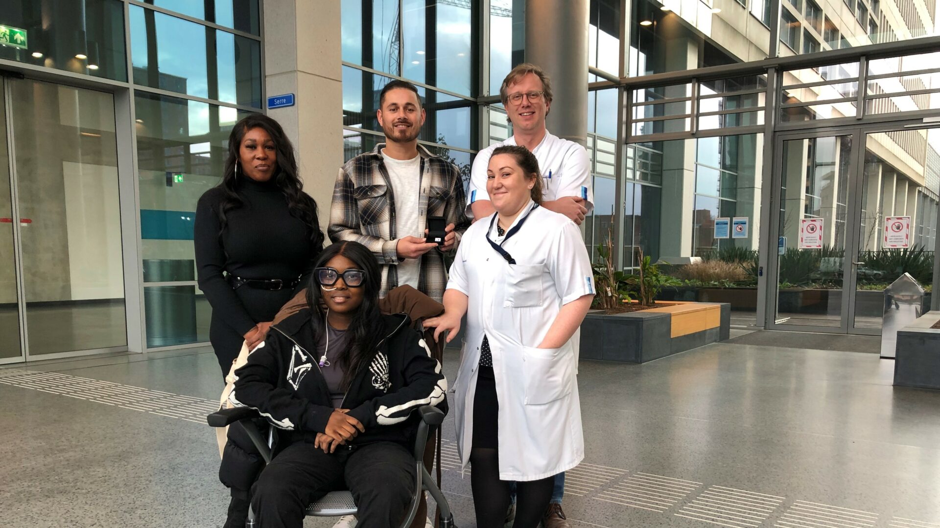 landscape Davey Briars ontvangt donor-speldje