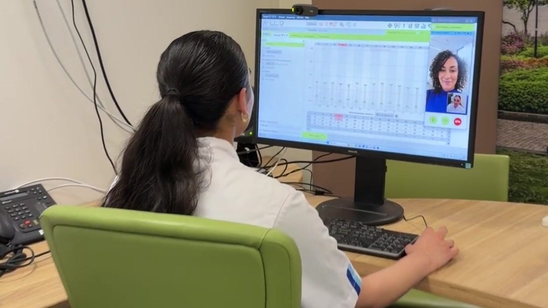 Hoofdbeeld op afstand testen